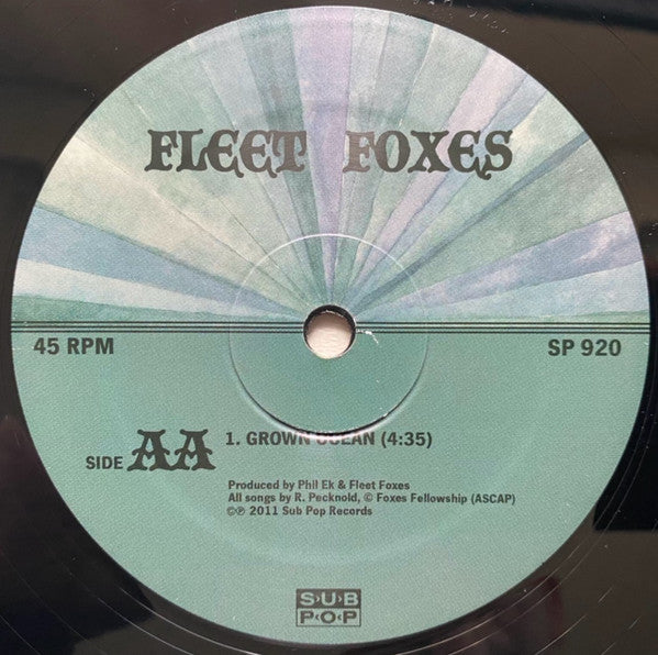 Fleet Foxes : Helplessness Blues / Grown Ocean (12", RSD, Single, Ltd)