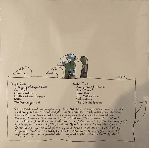 Joni Mitchell : Ladies Of The Canyon (LP, Album, RE)