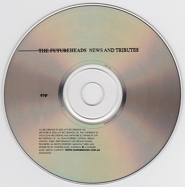 The Futureheads : News And Tributes (CD, Album)