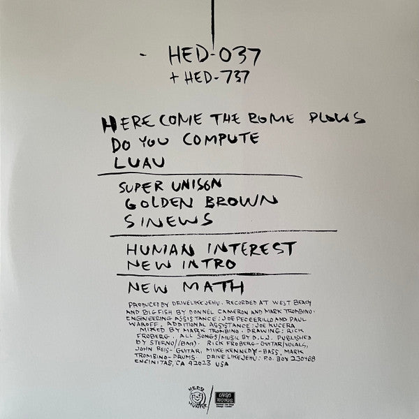 Drive Like Jehu : Yank Crime (LP, Gre + 7", Gre)