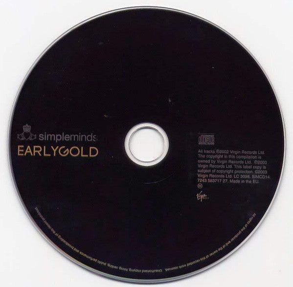 Simple Minds : Early Gold (CD, Comp, RM)