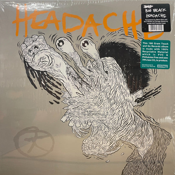 Big Black : Headache (12", EP, RE, RM, RP, 180)