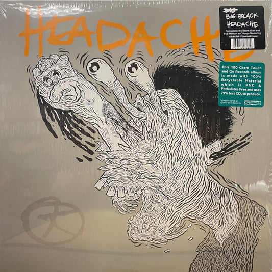 Big Black : Headache (12", EP, RE, RM, RP, 180)