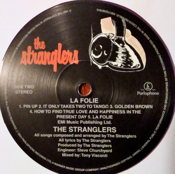 The Stranglers : La Folie (LP, Album, Ltd, RE, Pin)