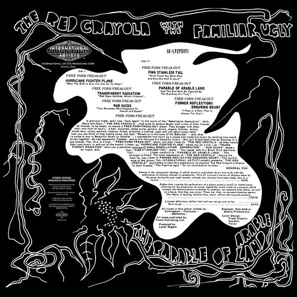 The Red Crayola* With The Familiar Ugly : The Parable Of Arable Land (LP, Album, RE, RM)