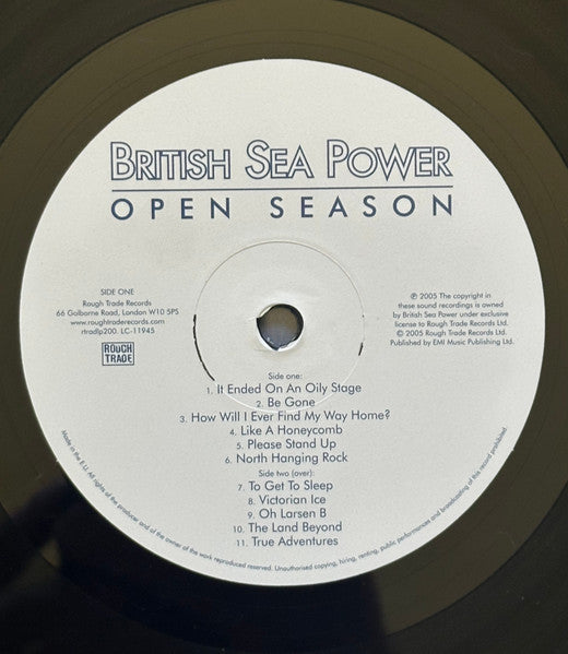 British Sea Power : Open Season (LP, Album, RE)