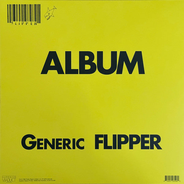 Flipper : Album Generic Flipper (LP, Album, Ltd, RE, Tra)