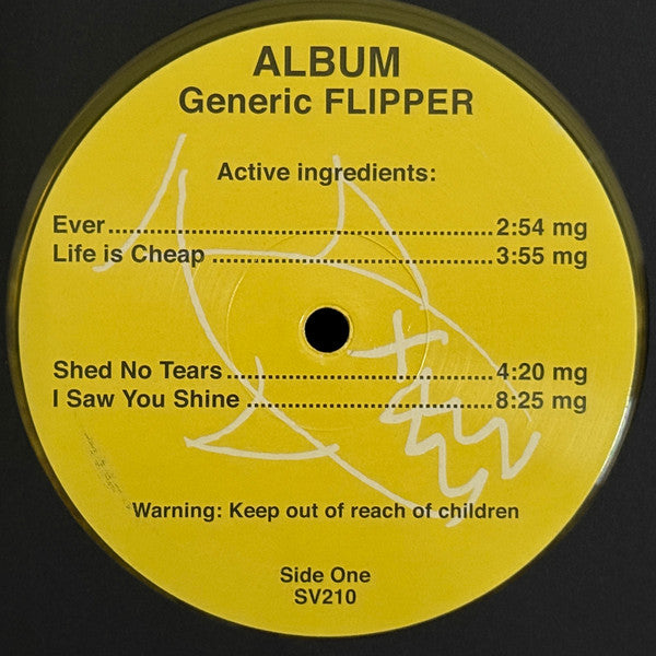 Flipper : Album Generic Flipper (LP, Album, Ltd, RE, Tra)