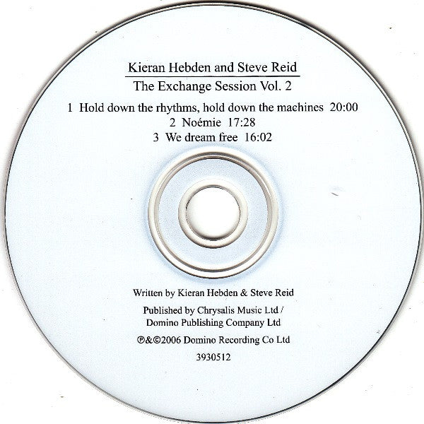 Kieran Hebden & Steve Reid (2) : The Exchange Session Vol. 2 (CD, Album)