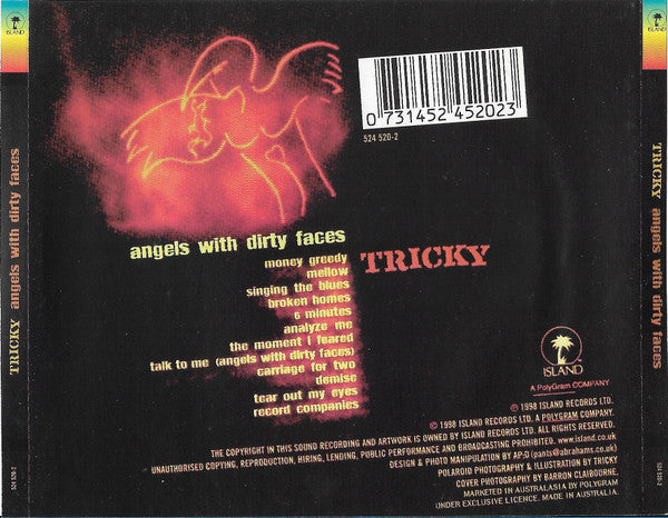 Tricky : Angels With Dirty Faces (CD, Album)