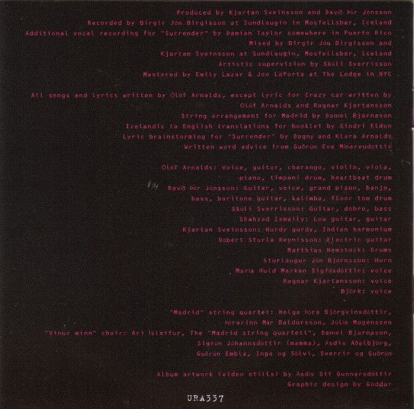 Ólöf Arnalds : Innundir Skinni (CD, Album)