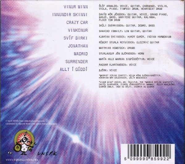 Ólöf Arnalds : Innundir Skinni (CD, Album)