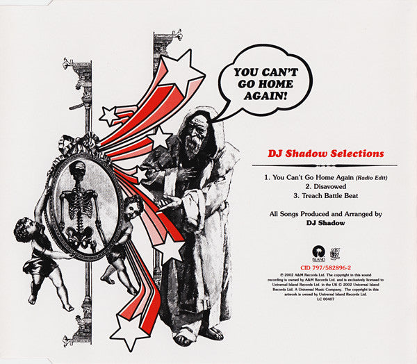 DJ Shadow : You Can't Go Home Again! (CD, Single)