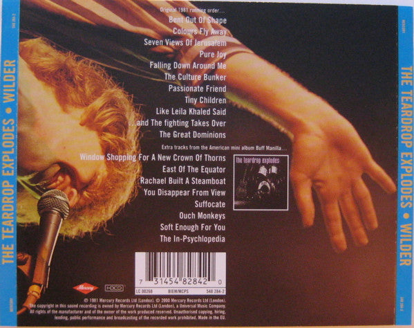 The Teardrop Explodes : Wilder (HDCD, Album, RE, RM)