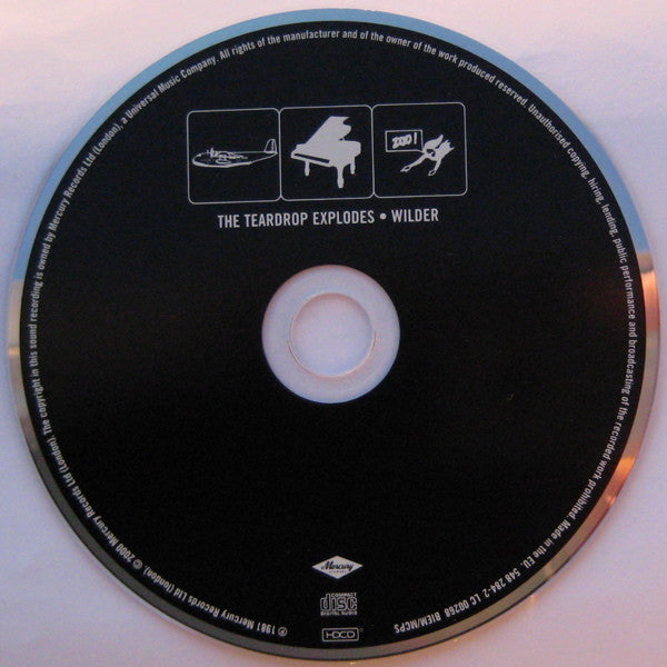The Teardrop Explodes : Wilder (HDCD, Album, RE, RM)