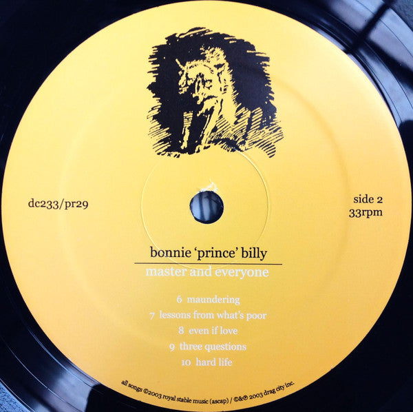 Bonnie "Prince" Billy : Master And Everyone (LP, Album)