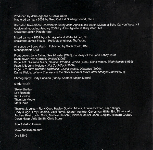 Sonic Youth : The Eternal (CD, Album, Jew)