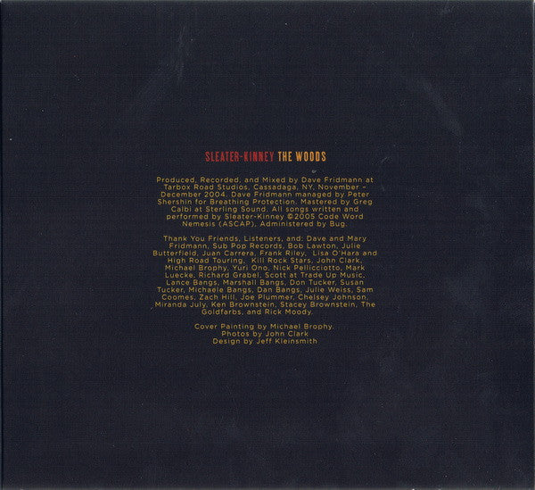 Sleater-Kinney : The Woods (CD, Album + DVD-V, Ltd)