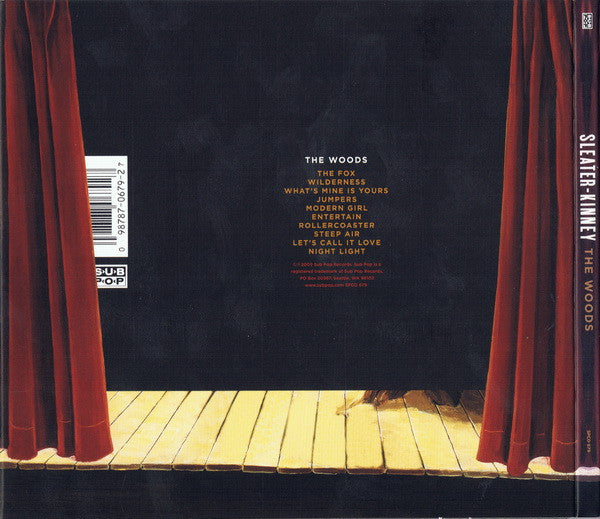 Sleater-Kinney : The Woods (CD, Album + DVD-V, Ltd)
