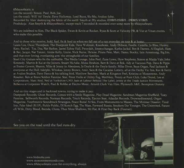 65daysofstatic : One Time For All Time (CD, Album, Dlx, Ltd, RE)