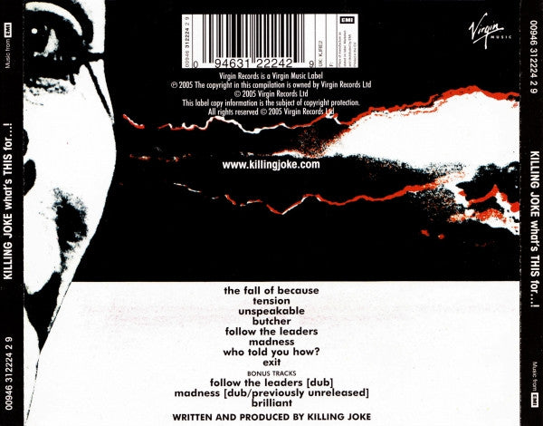 Killing Joke : What's This For...! (CD, Album, RE, RM, Med)