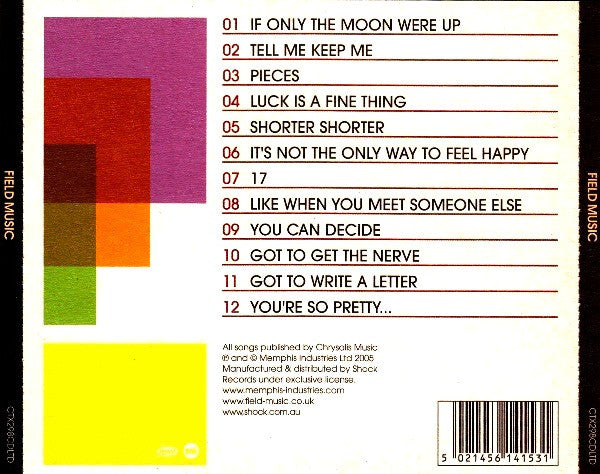 Field Music : Field Music / Write Your Own History (CD, Album, Enh + CD, Comp)