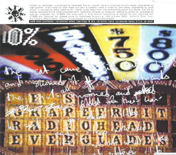 Radiohead : High & Dry / Planet Telex (CD, Single, CD1)