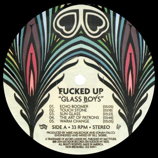 Fucked Up : Glass Boys (LP, Album, Gat)