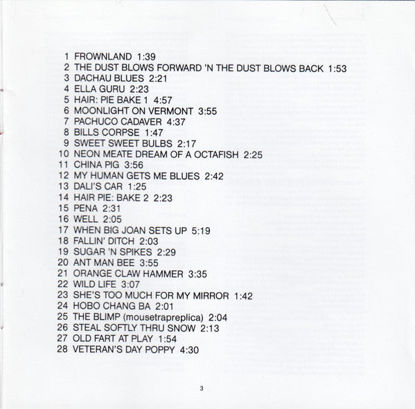 Captain Beefheart & His Magic Band* : Trout Mask Replica (CD, Album, RE)