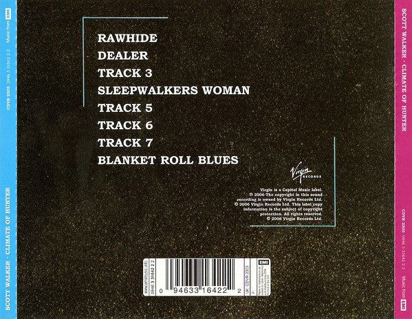 Scott Walker : Climate Of Hunter (CD, Album, RE, RM)