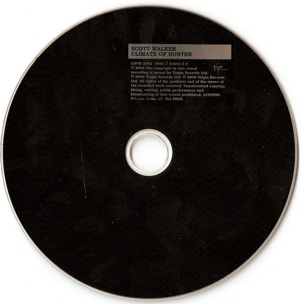 Scott Walker : Climate Of Hunter (CD, Album, RE, RM)
