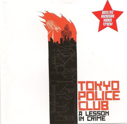 Tokyo Police Club : A Lesson In Crime (CD, EP)