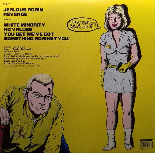Black Flag : Jealous Again (12", EP, RP)