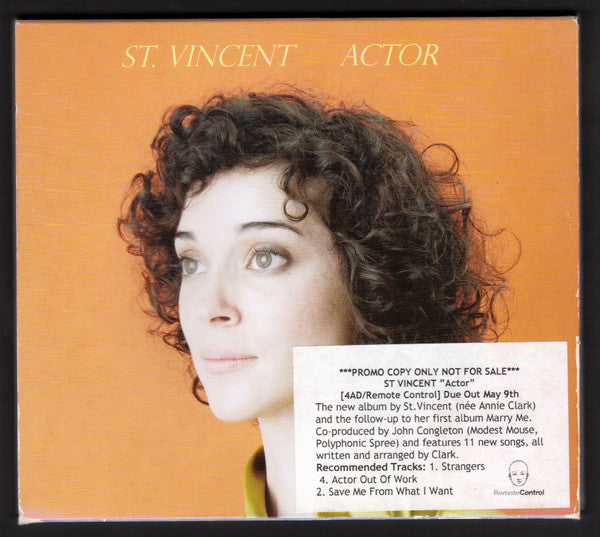 St. Vincent : Actor (CD, Album, Promo, Dig)