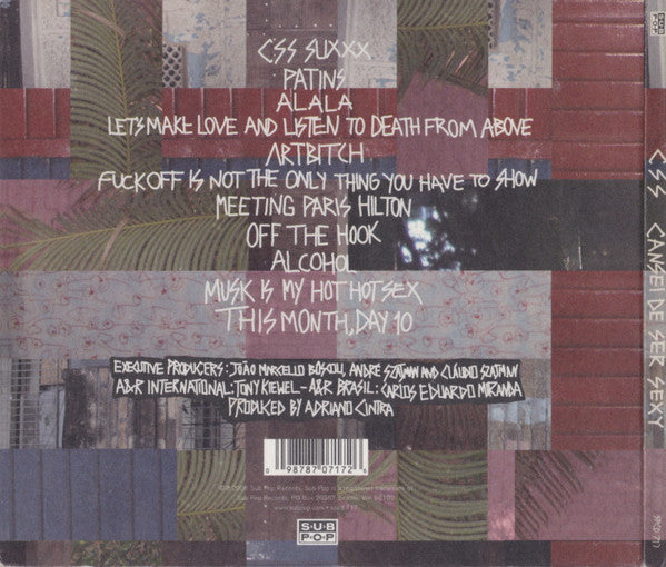 CSS : Cansei De Ser Sexy (CD, Album, Dig)