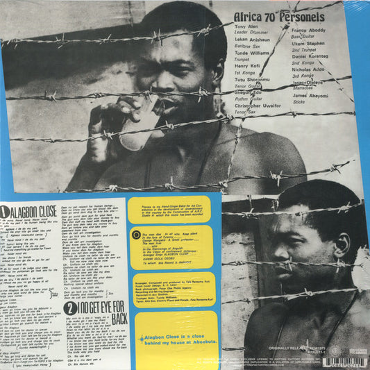 Fela Ransome Kuti* & Africa 70 : Alagbon Close (LP, Album, RE)