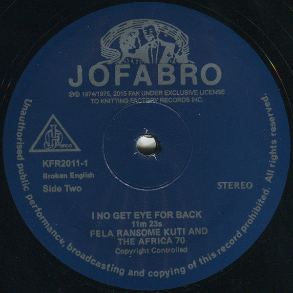 Fela Ransome Kuti* & Africa 70 : Alagbon Close (LP, Album, RE)