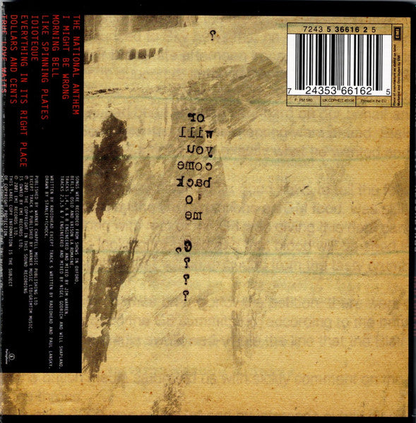 Radiohead : I Might Be Wrong (Live Recordings) (CD, EP)