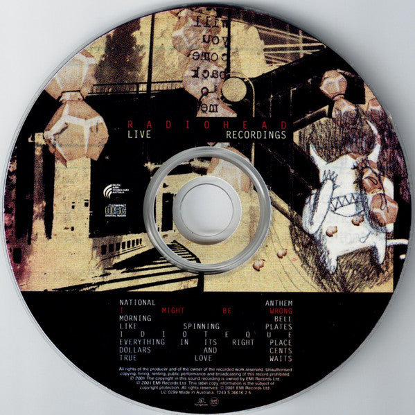 Radiohead : I Might Be Wrong (Live Recordings) (CD, EP)