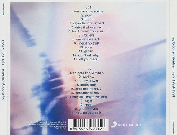 My Bloody Valentine : EP's 1988-1991 (2xCD, Comp, RM)