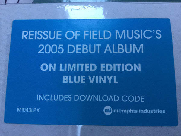 Field Music : Field Music (LP, Album, RSD, RE, Blu)