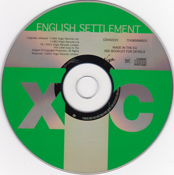 XTC : English Settlement (CD, Album, RE, RM, RP, Med)