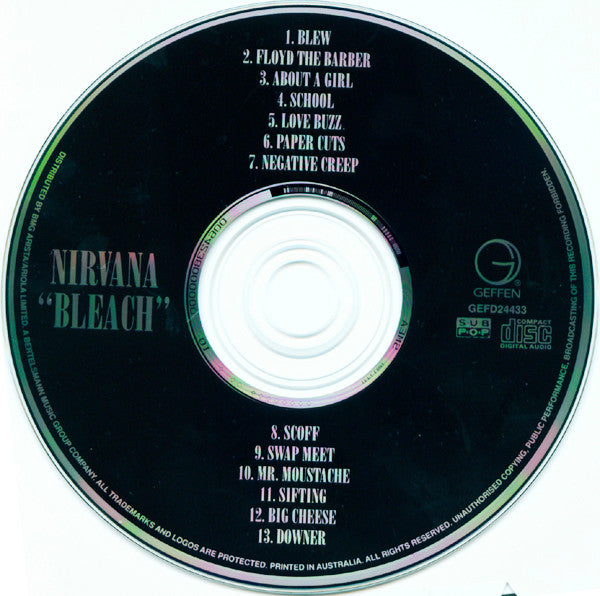 Nirvana : Bleach (CD, Album, RE, RM)