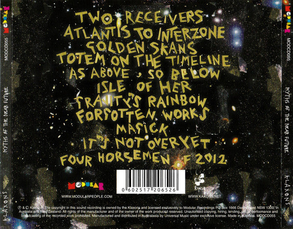 Klaxons : Myths Of The Near Future (CD, Album)