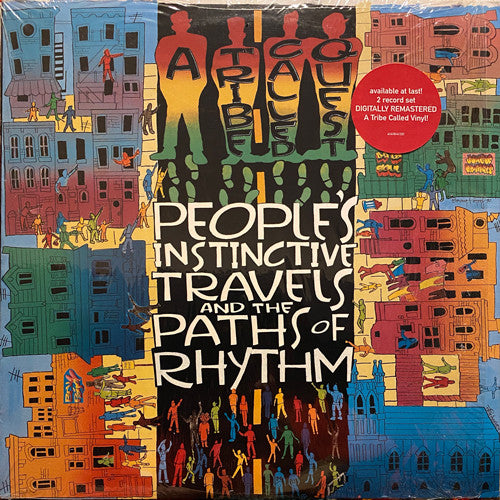 A Tribe Called Quest : People's Instinctive Travels And The Paths Of Rhythm (2xLP, Album, RE, RM)