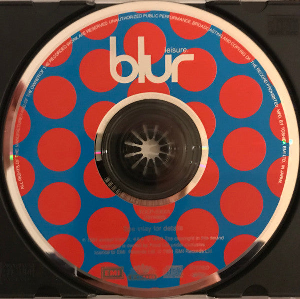 Blur : Leisure (CD, Album)