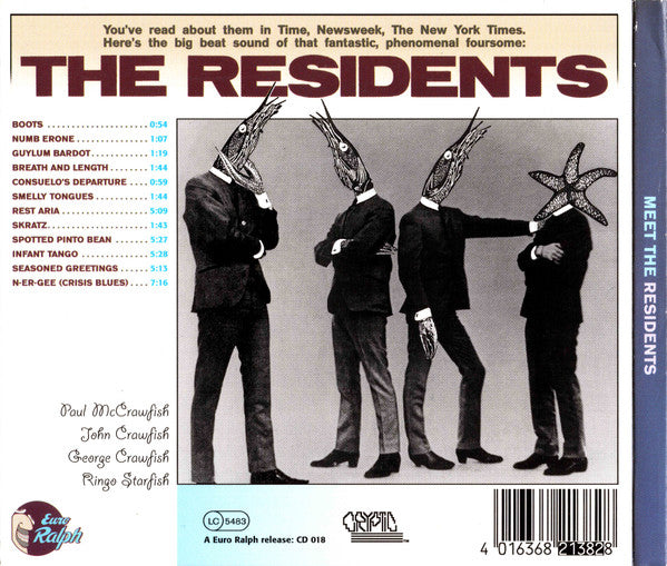 The Residents : Meet The Residents (CD, Album, RE, RM, Dig)